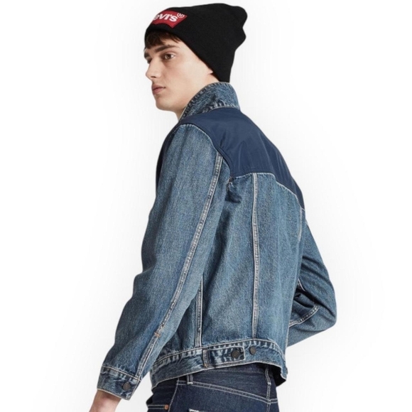 LEVI'S Men Jeans Jacket Size Small Unisex Denim Mid Jeans Mid Polyester Pockets - Picture 2 of 14